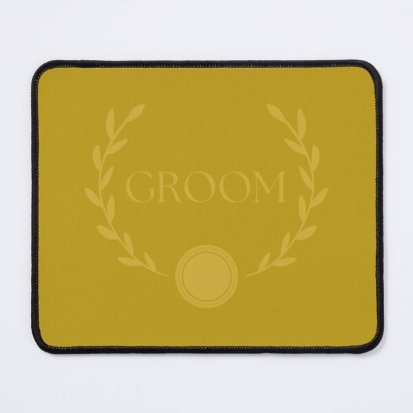 Item preview, Groom Gold Laurel Wreath with Sun Plate on Gold Foil background Wedding by Voluting designed and sold by WeddingVoluting.