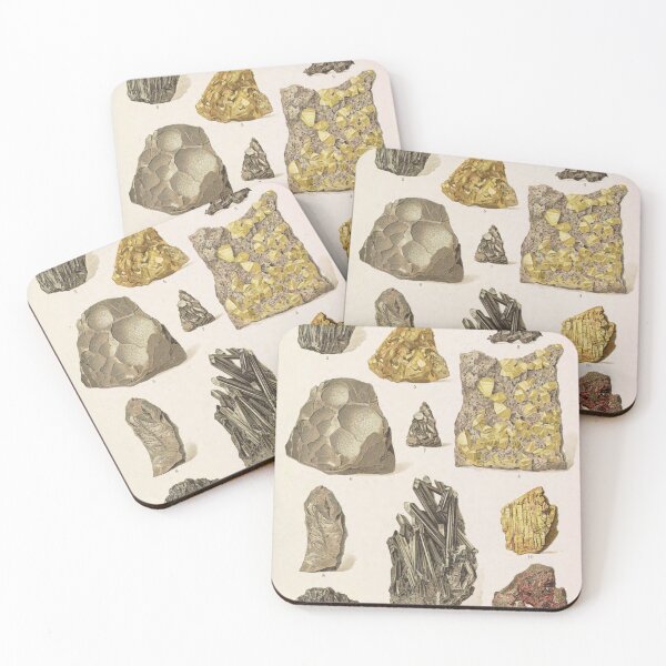 Item preview, Vintage Gold Minerals designed and sold by BlueSpecsStudio.