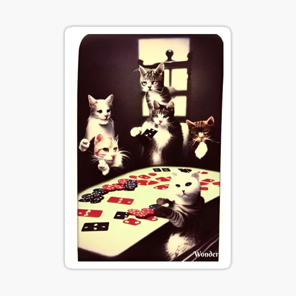 Item preview, Poker Cat designed and sold by RTrivella.