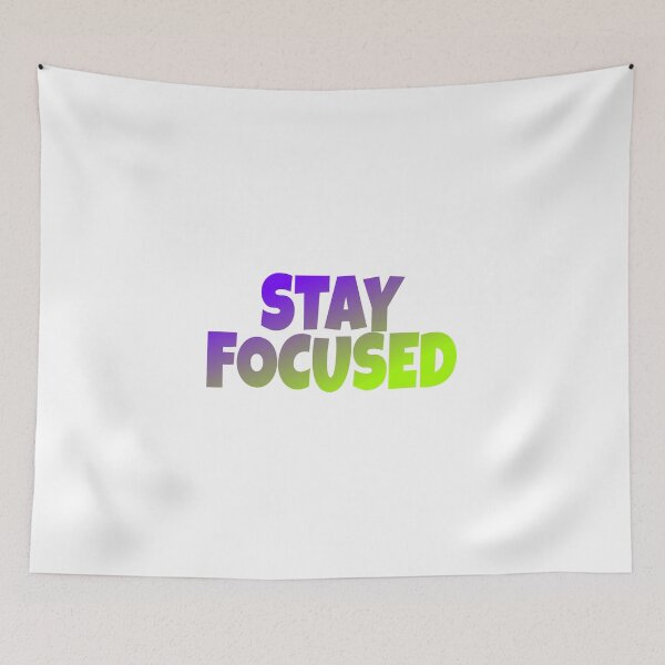 Item preview, Stay focused - purple  designed and sold by UNIX-G.