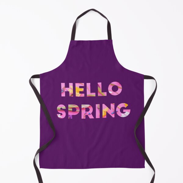 Item preview, Hello Spring pink design with image inside text. designed and sold by moxdesign.
