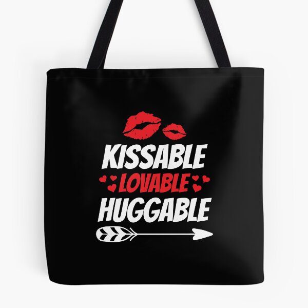 Item preview, Kissable Lovable Huggable Clothes Gift for Him Her Valentine designed and sold by haselshirt.