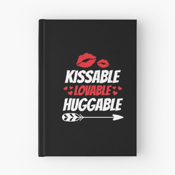 Item preview, Kissable Lovable Huggable Clothes Gift for Him Her Valentine designed and sold by haselshirt.