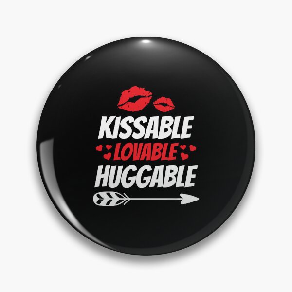 Item preview, Kissable Lovable Huggable Clothes Gift for Him Her Valentine designed and sold by haselshirt.