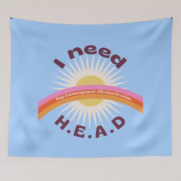 Item preview, I Need Head Hugs Encouragement Affection Devotion designed and sold by SICK-SENSE.