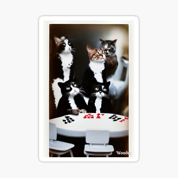 Item preview, Poker Cat designed and sold by RTrivella.