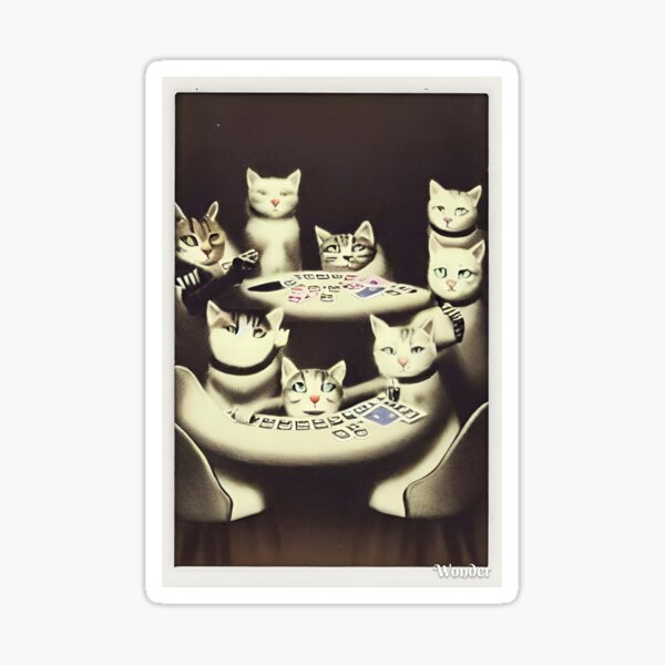 Item preview, Poker Cat designed and sold by RTrivella.