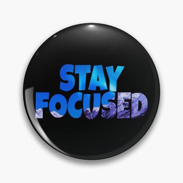 Item preview, Stay focused - dark bleu  designed and sold by UNIX-G.
