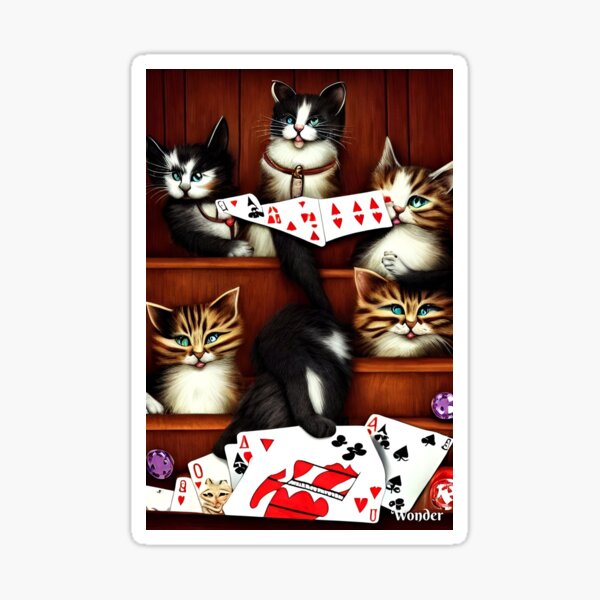 Item preview, Poker Cat designed and sold by RTrivella.