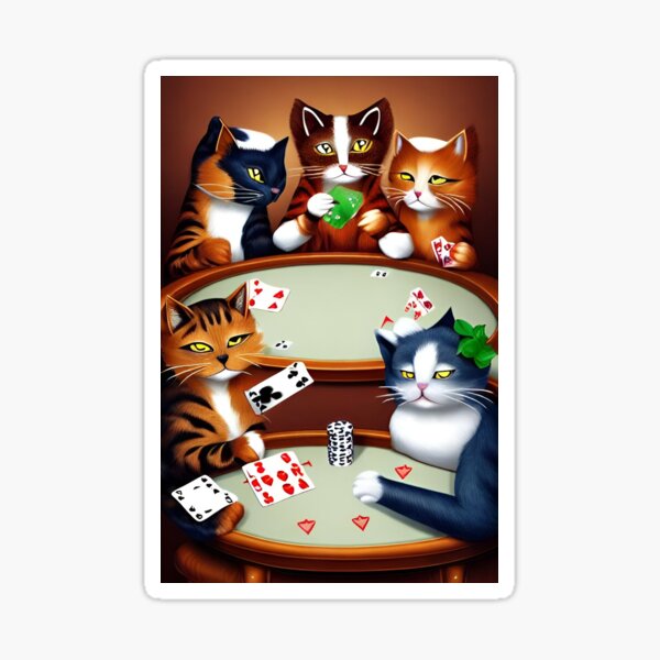 Item preview, Poker Cat designed and sold by RTrivella.