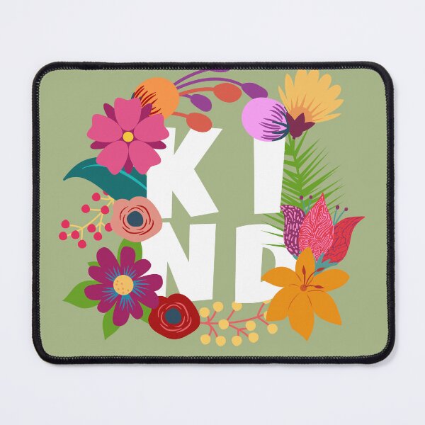 Item preview, Kind Floral Layers Pattern designed and sold by VBeesTees.