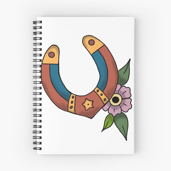 Item preview, Horseshoe tattoo flash designed and sold by bellylynn.