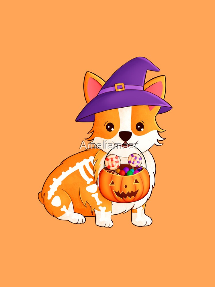 Disover Corgi Halloween Treats Iphone Case