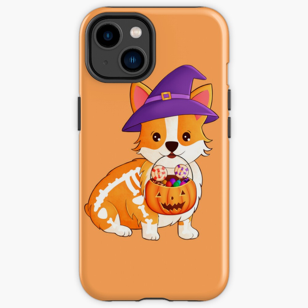 Corgi Halloween Treats iPhone Case