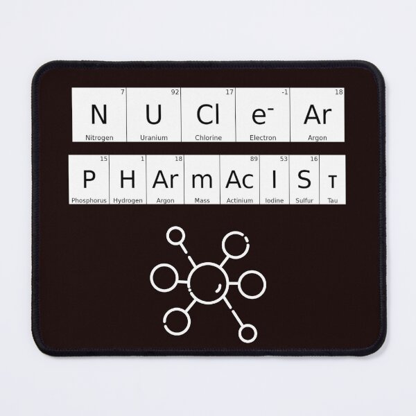 Item preview, Nuclear Pharmacist in element symbols designed and sold by TeesbyRXDude.