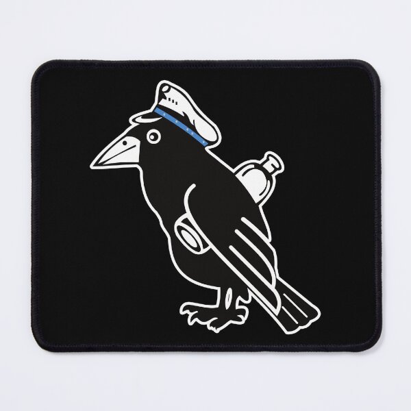 Item preview, Kriegsmarine U-boat U-1007 - Raven with Bottle wearing Cap - Clean Style designed and sold by pzd501.