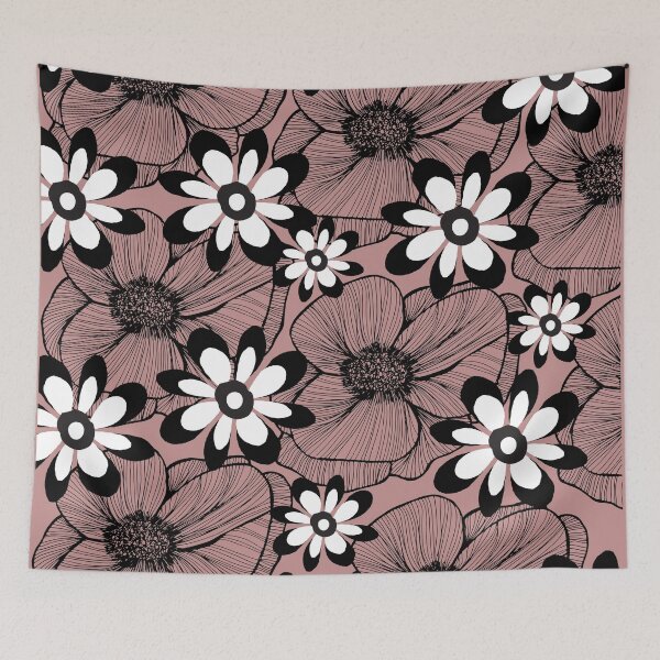 Item preview, Black and White Plant Artwork designed and sold by VBeesTees.