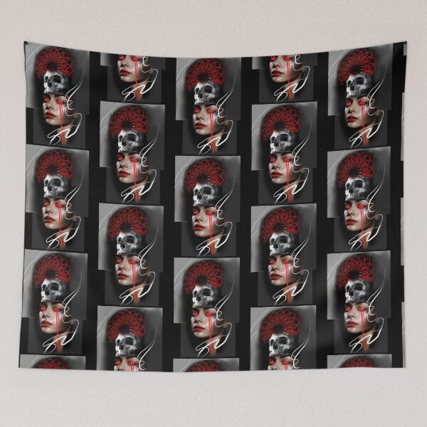 Item preview, Girl And Skull  designed and sold by Kettattooart.