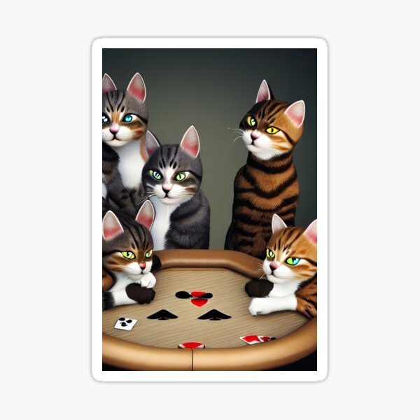 Item preview, Poker Cat designed and sold by RTrivella.