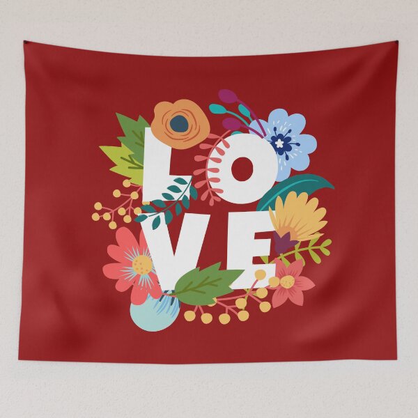 Item preview, Love Floral Layers Pattern designed and sold by VBeesTees.