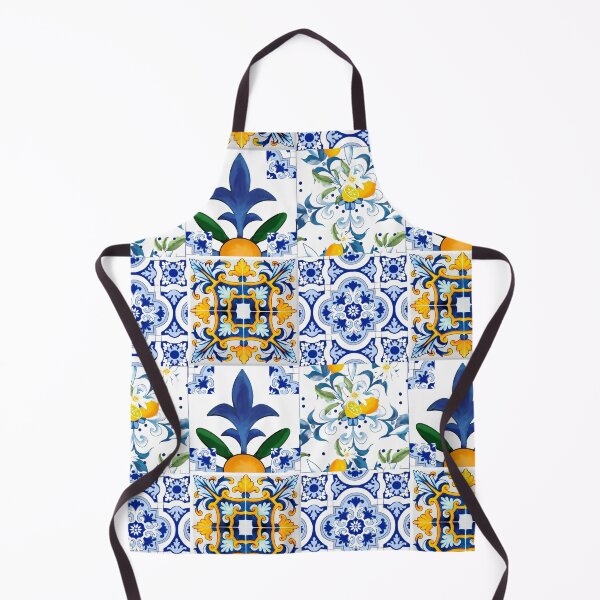 Item preview, Majolica,Lemons,Sicilian tiles,citrus,flowers,tiles,summer , designed and sold by MariaMarinova.