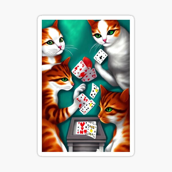Item preview, Poker Cat designed and sold by RTrivella.