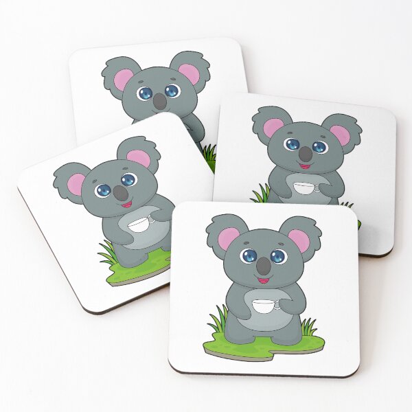 Item preview, Koala with Coffee cup designed and sold by Snabdesign84.