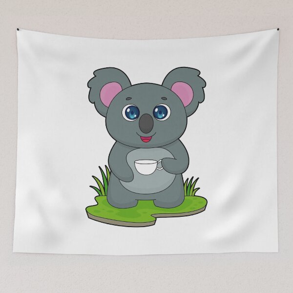 Item preview, Koala with Coffee cup designed and sold by Snabdesign84.