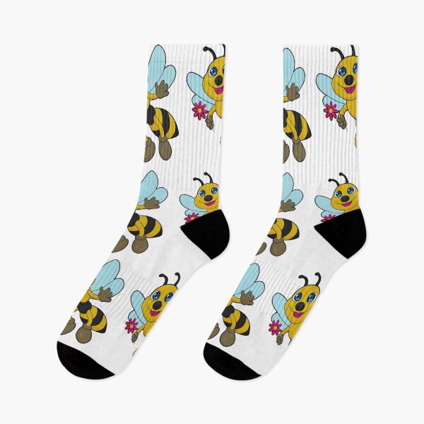 Item preview, Bee with Flower designed and sold by Snabdesign84.