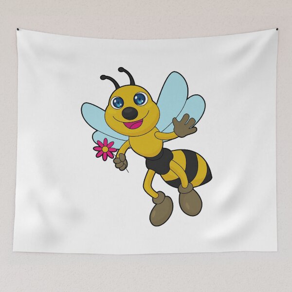Item preview, Bee with Flower designed and sold by Snabdesign84.