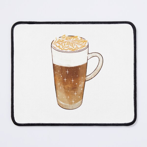 Item preview, Coffee Latte Macchiato glass watercolor stars brown designed and sold by northernhugs.