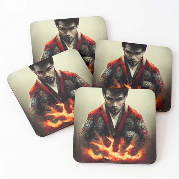 Item preview, Yakuza in Flames - best selling  designed and sold by Aditya Bhole.