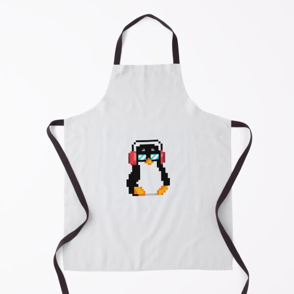 Item preview, Pixel Penguin Wearing Headphones And Sunglasses designed and sold by Zestpond.