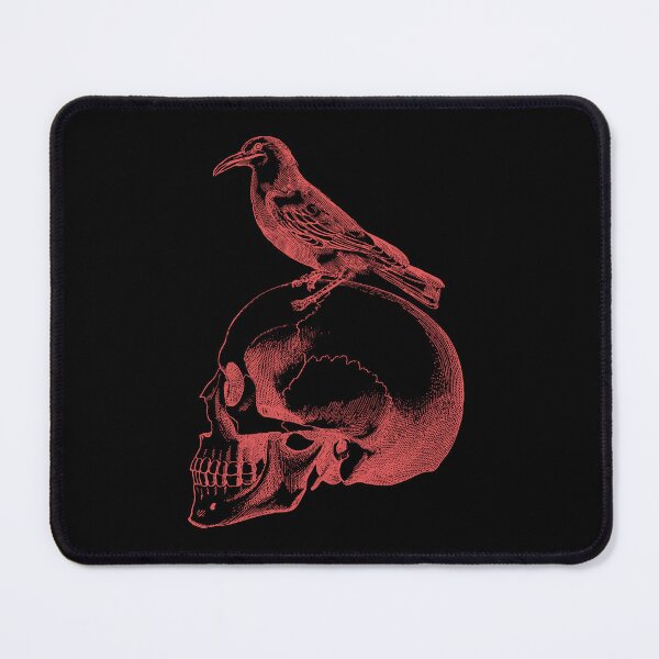 Item preview, Red Skull and Crow Halloween designed and sold by ALesterDesign.