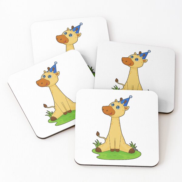 Item preview, Giraffe with Party hat designed and sold by Snabdesign84.