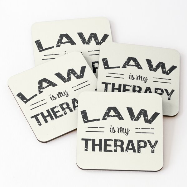 Item preview, Law Is My Therapy, Funny Design For Law Lover designed and sold by LOGPRO.