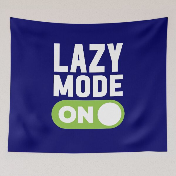 Artikelvorschau, Lazy-Modus an entworfen und verkauft von freshLayer.