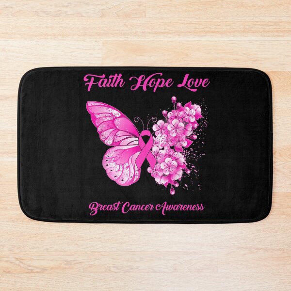 Item preview, Faith Hope Love Breast Cancer Awareness Butterfly Ribbon Gifts designed and sold by Adropine.