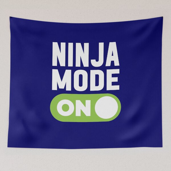 Item preview, Ninja Mode On designed and sold by freshLayer.