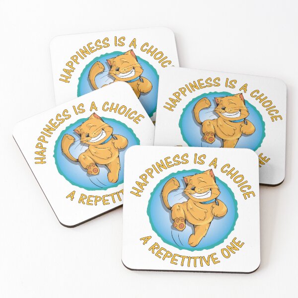 Item preview, Happiness is a choice, a repetitive one. designed and sold by Art-Vibrations.