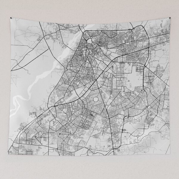 Item preview, Lahore City Map of Pakistan - Light designed and sold by deMAP.