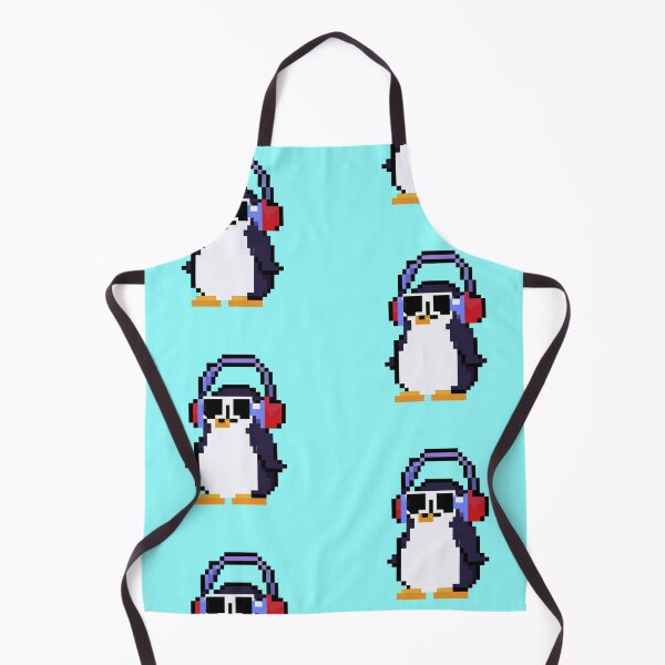 Item preview, Pixel Penguin Wearing Headphones and Sunglasses designed and sold by Zestpond.