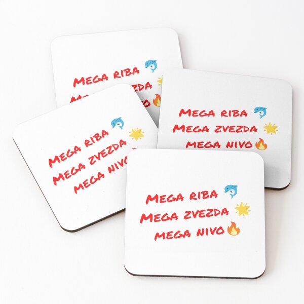 Artikelvorschau, Mega Riba, Mega Zvezda, Mega Nivo (Mega Fisch, Mega Star, Mega Level entworfen und verkauft von CecaMi.