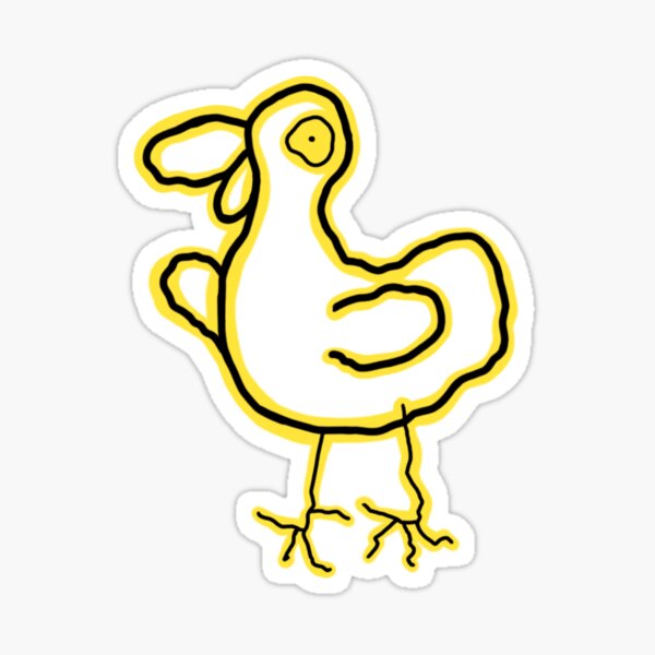 "Duck!" Sticker for Sale by samiridia | Redbubble