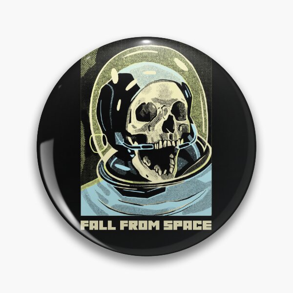Item preview, Fall From Space Skeletal Astronaut Night Sky Horror    designed and sold by TB2018.