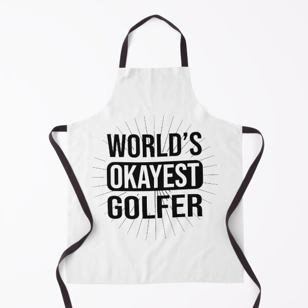 Item preview, World's Okayest Golfer. Funny Golfer Appreciation Gift designed and sold by FunnyInBlack.