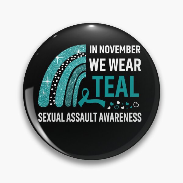 Item preview, In November We Wear Teal Sexual Assault Awareness designed and sold by Gillosina.
