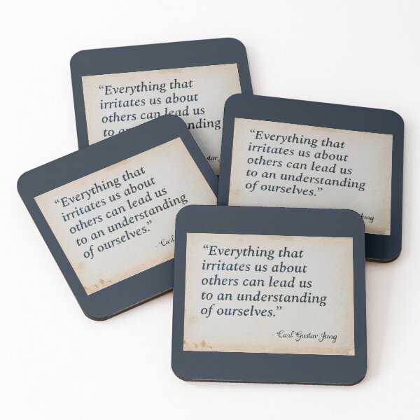 Item preview, Carl Jung famous quote everything that irritates us about others designed and sold by talisman66.