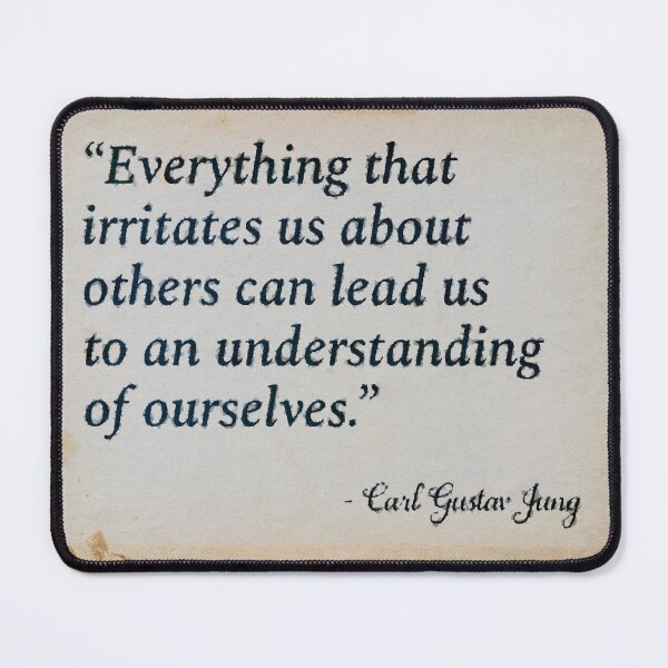 Item preview, Carl Jung famous quote everything that irritates us about others designed and sold by talisman66.