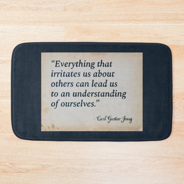 Item preview, Carl Jung famous quote everything that irritates us about others designed and sold by talisman66.